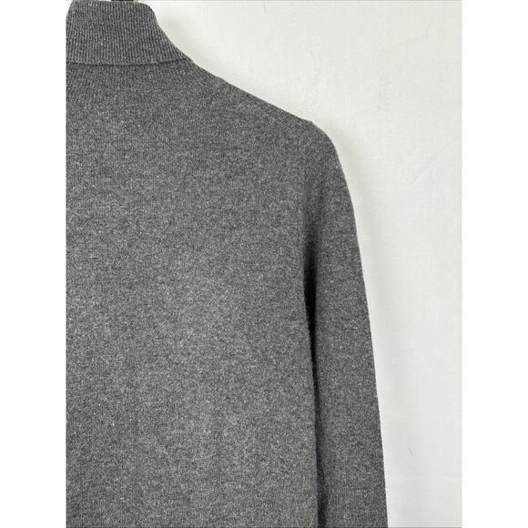 Forte Cashmere Turtleneck Sweater Dress Size Small Gray Minimalist Quiet Luxury - Picture 11 of 14